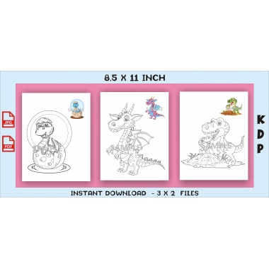 dinosaurs-coloring book