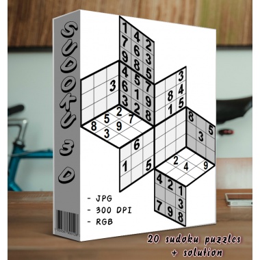 20 SUDOKU 3D PUZZLES